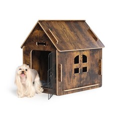 Dog House Indoor for Small Dogs or Cats, Cozy Wooden Design