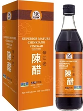 52USA Chinese Black Vinegar, 3 Years Mature Aged Black Rice Vinegar, Chinkian...