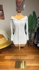 White Lace Off Shoulder Bodycon Dress
