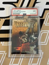 1997 Finest Refractor Dikembe Mutombo /289 Psa 9 #307