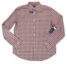 Nautica Wrinkle Resistant Plaid Classic Long Sleeve Button Down Men's Shirt NWT