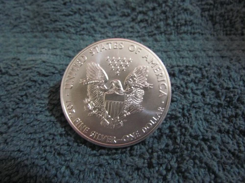 .999 2015 Fine Silver Walking Liberty  Eagle One Dollar Coin 1 OZ.