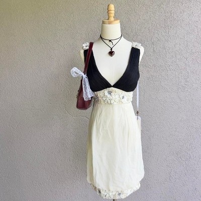Sue Wong Walt Disney Signature Silk Beaded Cocktail Dress Size 6 $328 NWT