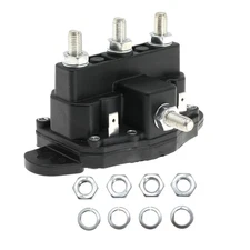 6 Terminal 12 V Reversing Continuous Duty Solenoid Relay Winch Motor Contactor