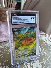 Imagen de 2022 Pokemon Charizard V SWSH260 Black Star Promo UPC Holo CGC 10 GEM MINT