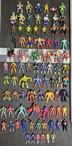 Lot 84 Marvel TMNT Power Rangers Toybiz Vintage Action Figures