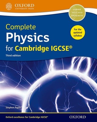 Complete Physics for Cambridge IGCSE RG Student book (Third edition) - paper...