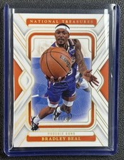 JSY# BRADLEY BEAL 2024-25 PANINI NATIONAL TREASURES #71 GOLD JSY# 3/10 SUNS