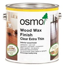 Osmo Wood Wax Finish - Clear Extra Thin - Satin - All Sizes