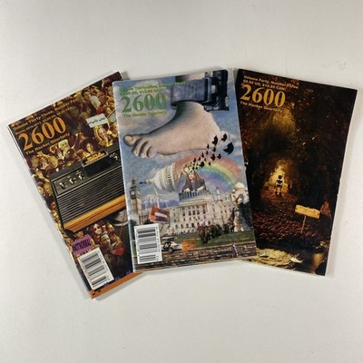 2600 The Hacker Quarterly Magazine Lot (3) Issues Vol 33 39 40 2016-2023