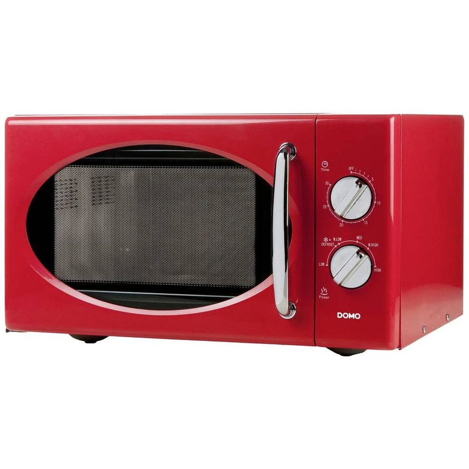 DOMO DO2925 Mikrowelle Rot 900 W Timerfunktion