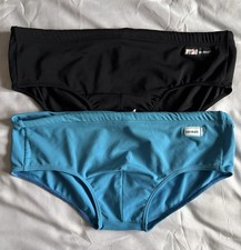 Two Pairs Of Vintage Kouros Swim Briefs Sunga Style Medium Gay Interest
