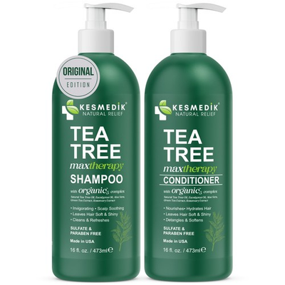 #ad #ad Kesmedik Tea Tree Shampoo amp; Conditioner Set for Itchy amp; Dry Scalp 16 fl oz Each $22.94