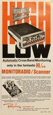 1970 AD. N23 REGENCY ELECTRONICS CO. INDIANAPOLIS, IND. MONITORADIO/SCANNER
