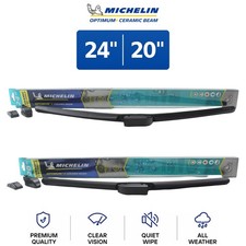 Michelin Optimum Ceramic Beam 2420 Wiper Blade Set 2-pc For Kia Forte 10-13 Michelin Optimum Ceramic Beam 2420 Wiper Blade Set 2-pc For Kia Forte 10-13