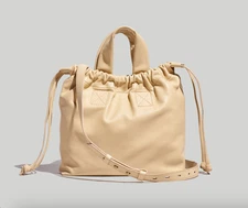 MADEWELL The Piazza Leather Crossbody Bag In Buttered Scone Bucket Purse Soldout