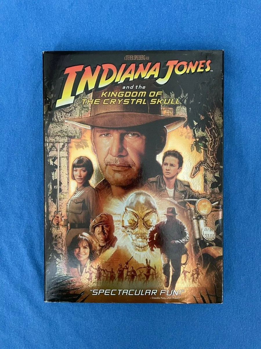 Indiana Jones and the Kingdom of the Crystal Skull (DVD, 2008) Harrison Ford