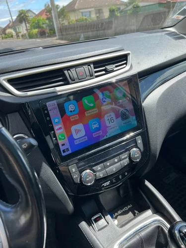 AUTORADIO 2DIN 32G ANDROID 13 CARPLAY RDS SWC TELECAMERA PER NISSAN QASHQAI J11 - Foto 3 di 22