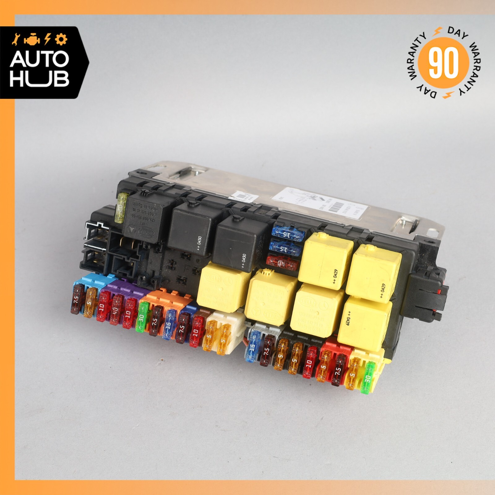 03-12 Mercedes R230 SL500 SL55 Front Left SAM Fuse Box Control Module OEM 41k
