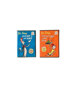Dr. Seuss DVD Lot Green Eggs and Ham Cat In The Hat Plus Bonus Dr. Seuss Stories