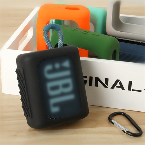 Silicone Carrying Full Shell Case for JBL GO3 GO 3 Portable Bluetooth Speaker - Picture 17 of 26