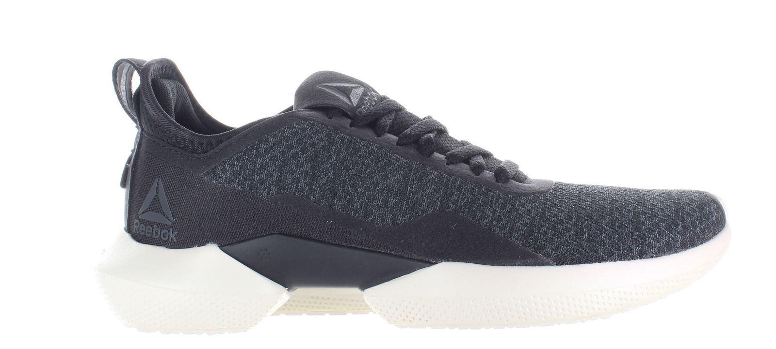 Reebok Womens Interrupted Sole Black Running Shoes Size 5 (7708013)