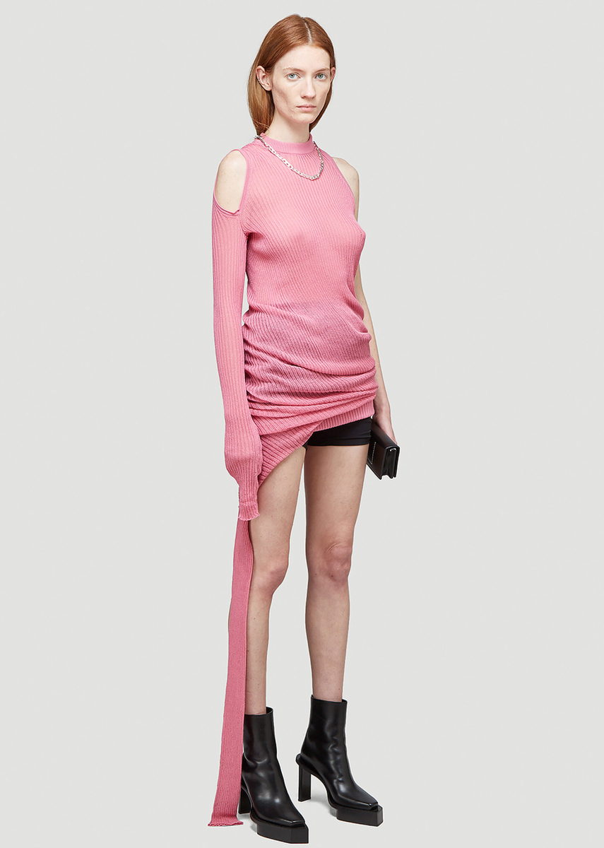 NWT Rick Owens SS21 Banana Pink Sweater Top Size S | eBay