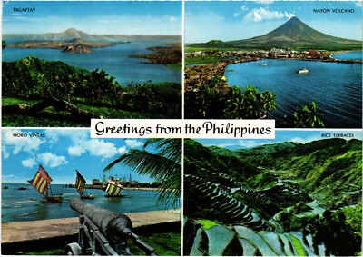 PC PHILIPPINES, TAGAYTAY, MAYON VOLCANO, Modern Postcard (b60456)