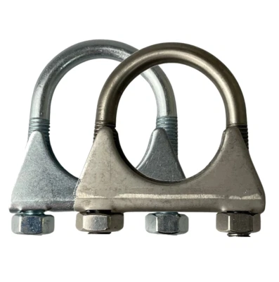 BOLTZA U Bolt Clamp Universal Style, Exhaust Heavy Duty Clamp with Nuts W4 & W1