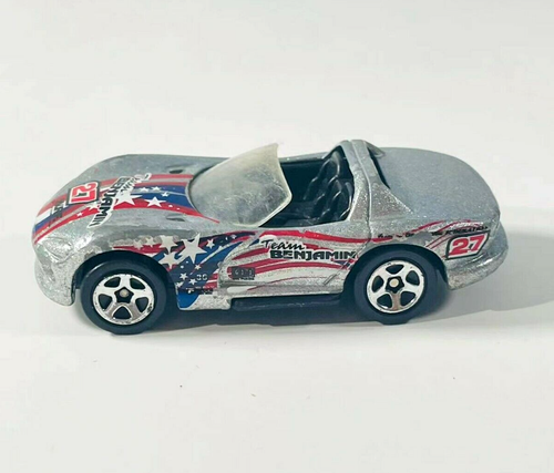 1992 Hot Wheels Collector #1038 Dodge Viper RT/10 Silver China Good Shape - Picture 2 of 11