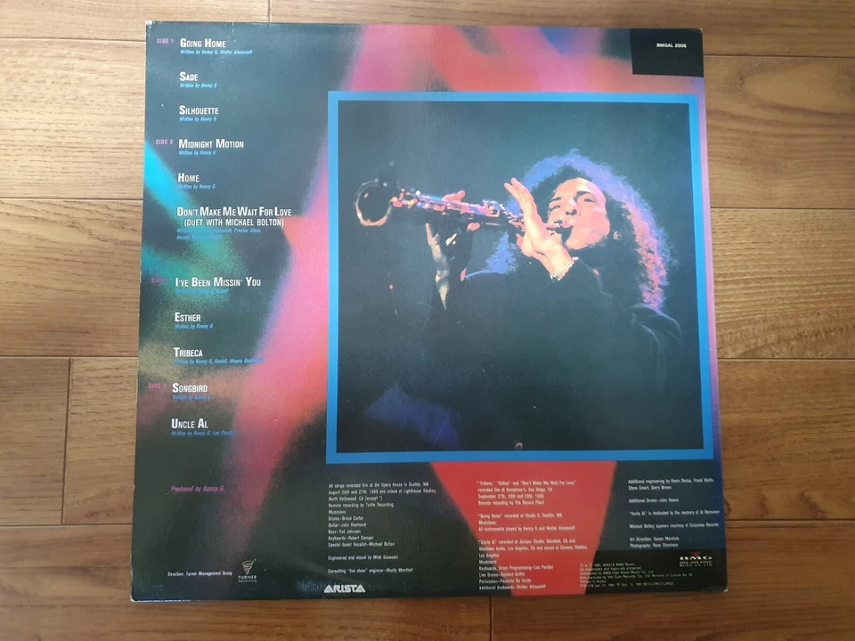KENNY G - Live 1991 Korea Orig 2LP Vinyl GF MICHAEL BOLTON - Image 3 of 4