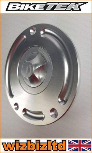 Biketek Silber Vierteldrehung Kraftstoffkappe Honda VFR 400 R3L (NC30) ALLE Jahre FFCH05 - Bild 4 von 12