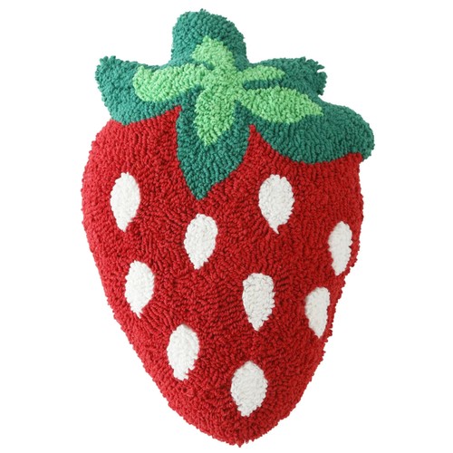 Mainstays 17" Strawberry Decorative Throw Pillow Red