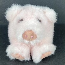 Swibco Percy The Pig Puffkins Pink RETIRED Small Plush Stuffed Animal Toy Soft