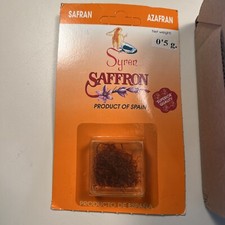 Sealed Pack Syren Imported Spain Spanish Saffron Azafran 1/2 gram Exp 12/2003