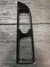 Genesis G70 Carbon Fiber Interior Shift Cover Trim Piece Genuine 3M Overlay Blac