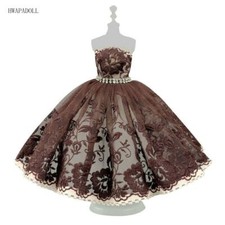 Brown Ballet Dress For 11.5" Girl Doll Outfits 1/6 Dolls Accessories Clothes Toy