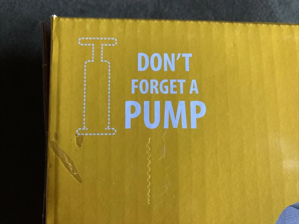 Intex Inflatable 42 x 41 x 27 Inch Beanless Bag Lounge Chair, Gray Open Box Foto 2 de 4