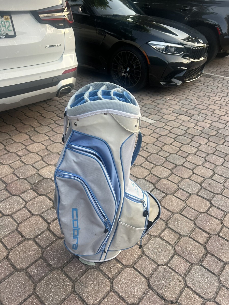 Cobra Golf Ultralight Pro Cart Bag 14 Pockets. Blue And