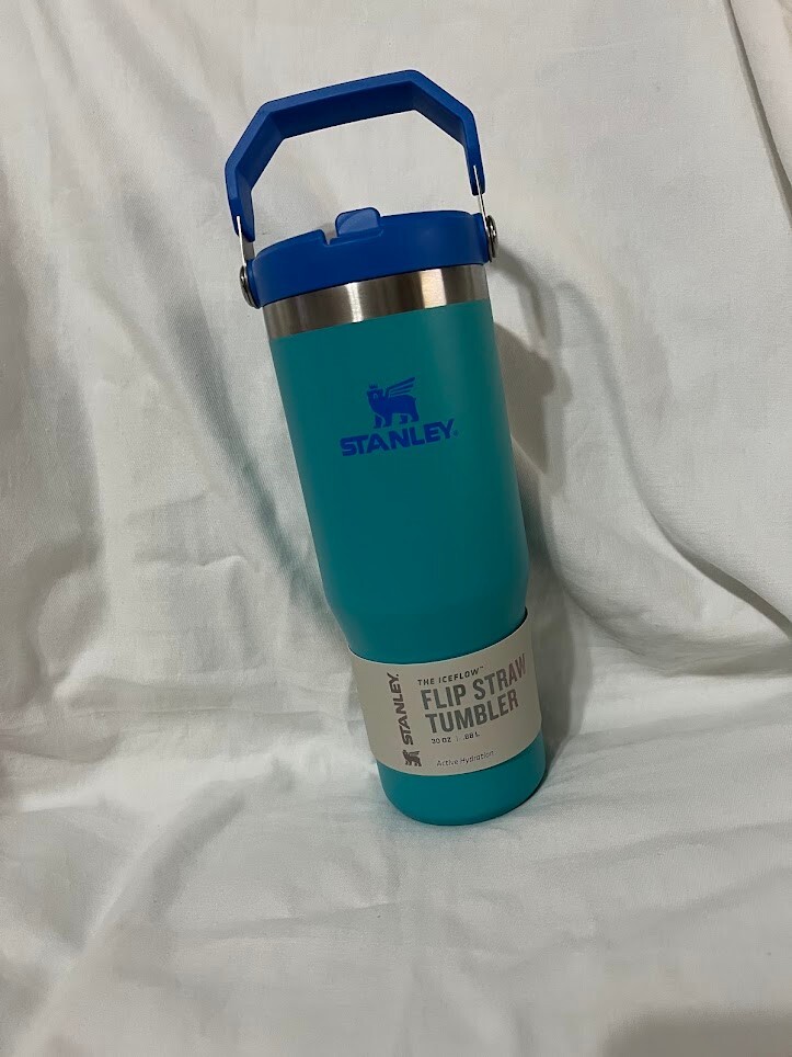 Brand New Stanley 30oz IceFlow Flip Straw Tumbler Blue Aquamarine Cup | eBay