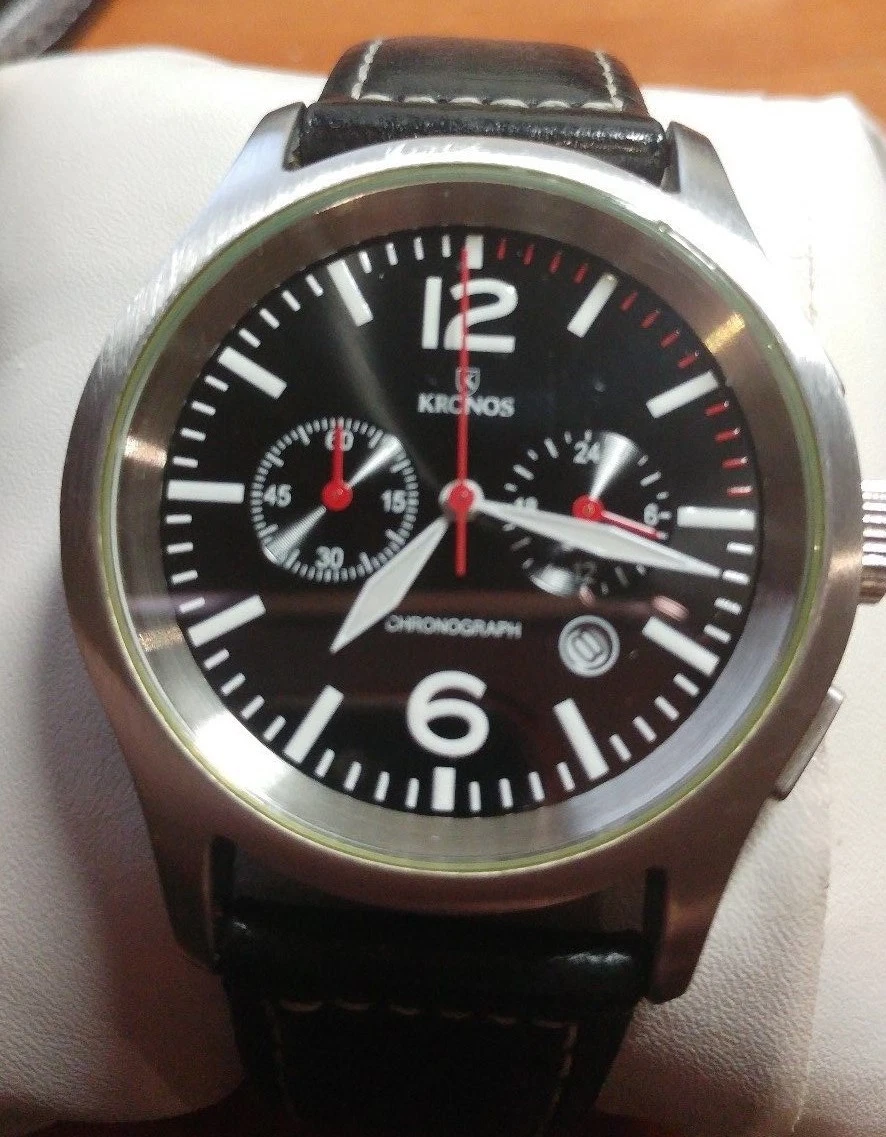 reloj piloto CRONOGRAFO KRONOS CUARZO eBay