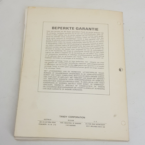 TRS-80 Handleiding Basic-Programmeertaal Tandy Nederlands DUTCH Book - Afbeelding 8 van 8
