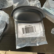 GlideRite 2-1/2" CC Classic Bin Cabinet Hardware Pull Matte Black - 4081-MB