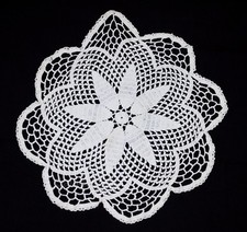 vintage-antique-white-round-floret-crochet-doily-16-inch-from-point-to-point