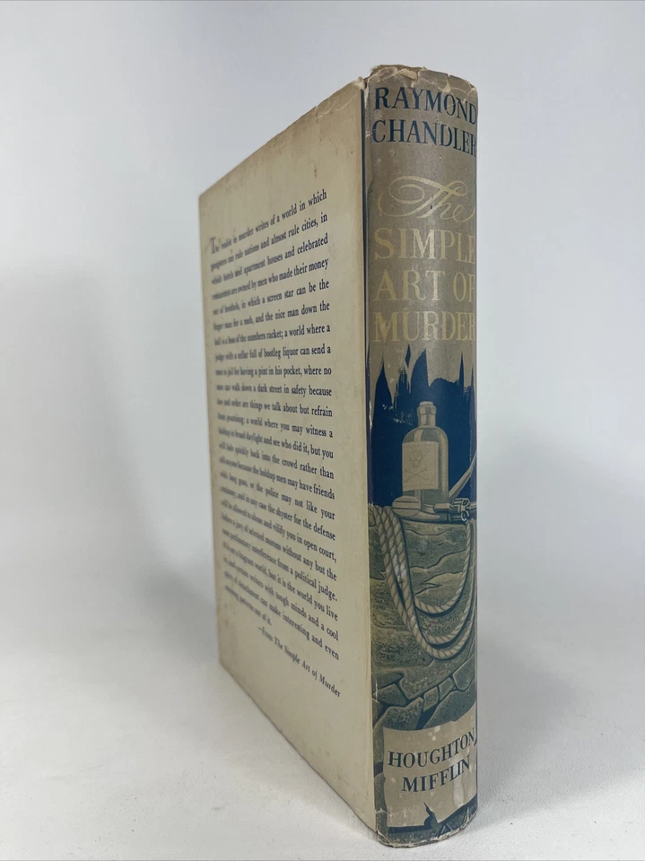 The Simple Art of Murder by Raymond Chandler 1950 FIRST EDITION - HB in DJ - Image 2 of 4