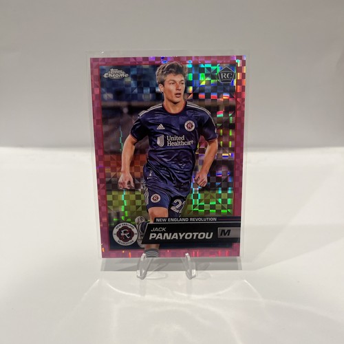 Jack Panayotou 2023 Mls Topps Chrome New England Revolution Pink 197 Ebay 