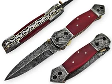 Feguson Damascus blade Premium Knife Camel (camelus) Bone handle AT-1427