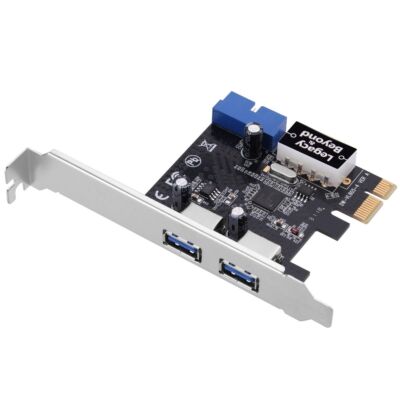 SIIG USB 3.0 4-Port (2-Ext plus19-pin header) PCIe Host Card (LB-US0214-S1)