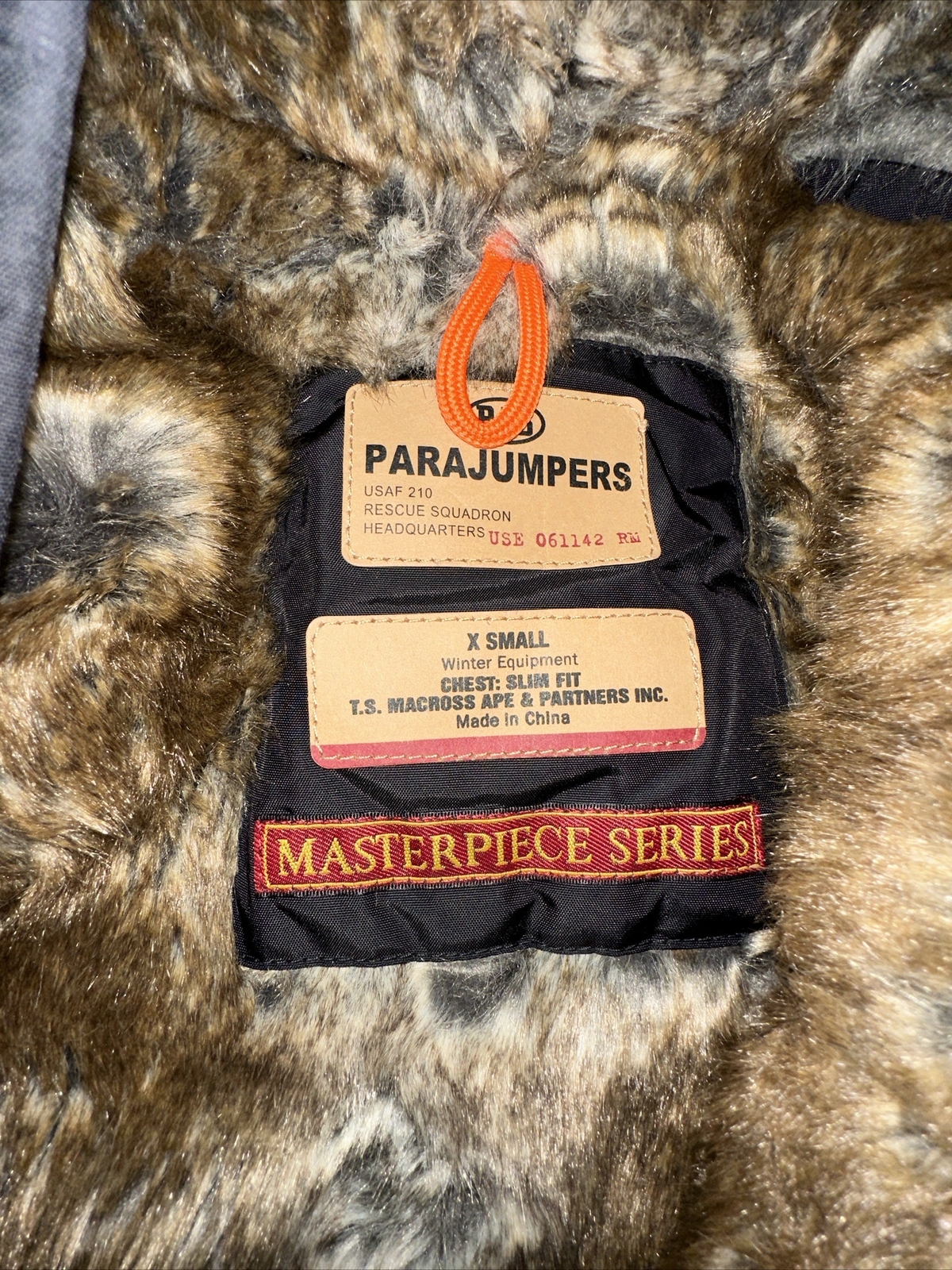 PARAJUMPERS WOMENS LONG BEAR DOWN BLACK PARKA INSULATED FUR COAT SIZE XS image 5