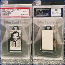 1930 Anonymous  Biscuit B&W Borderless Frank Sinatra RC PSA Rat Pack 